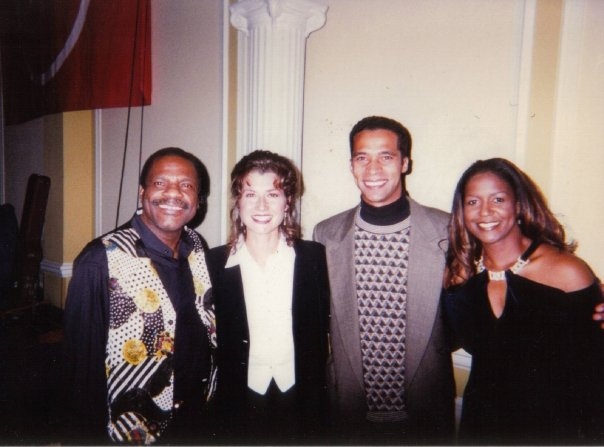 Bill C. Myers with Billy Preston and Amy Grant