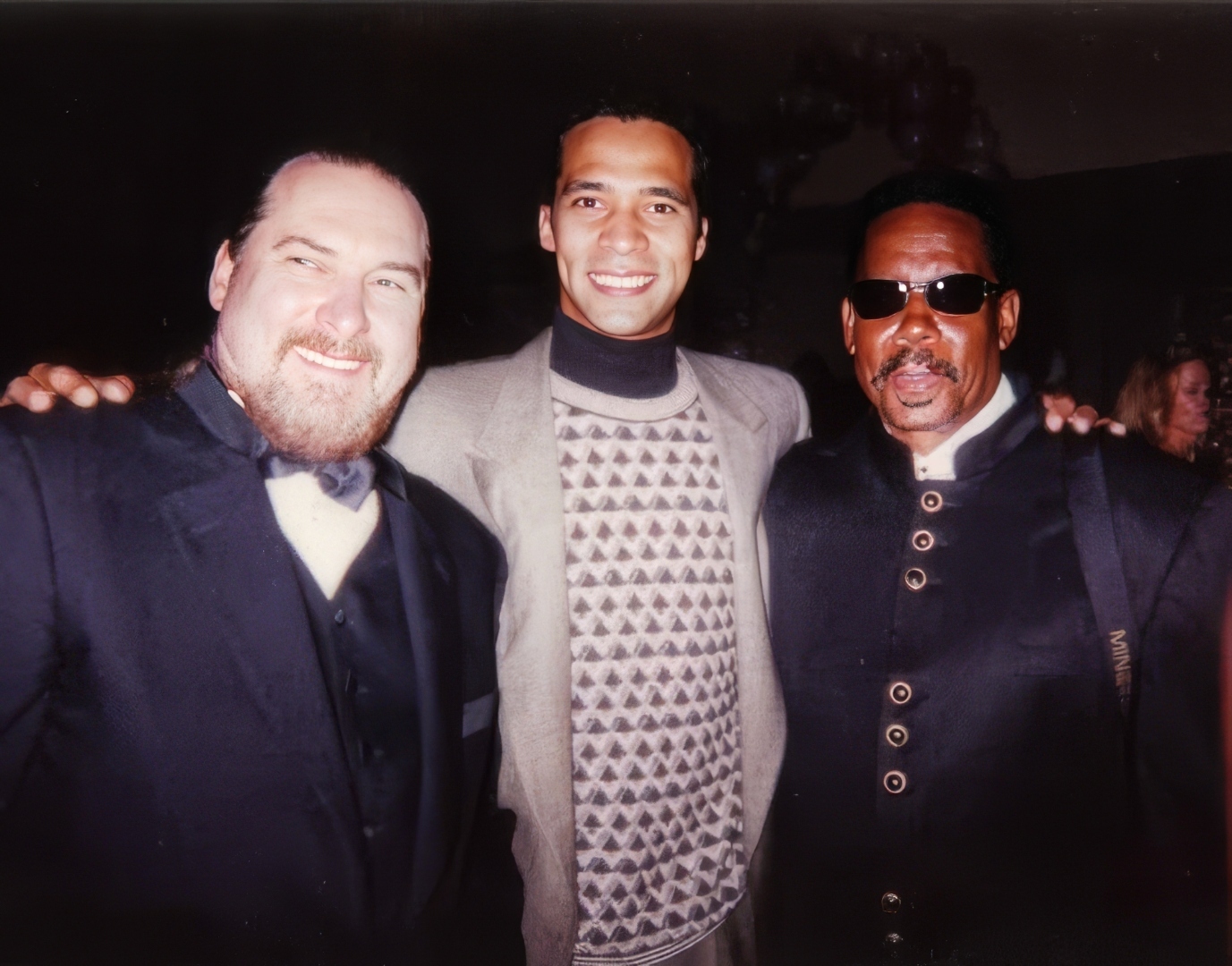 Bill C. Myers with Steve Cropper and Eddie Floyd