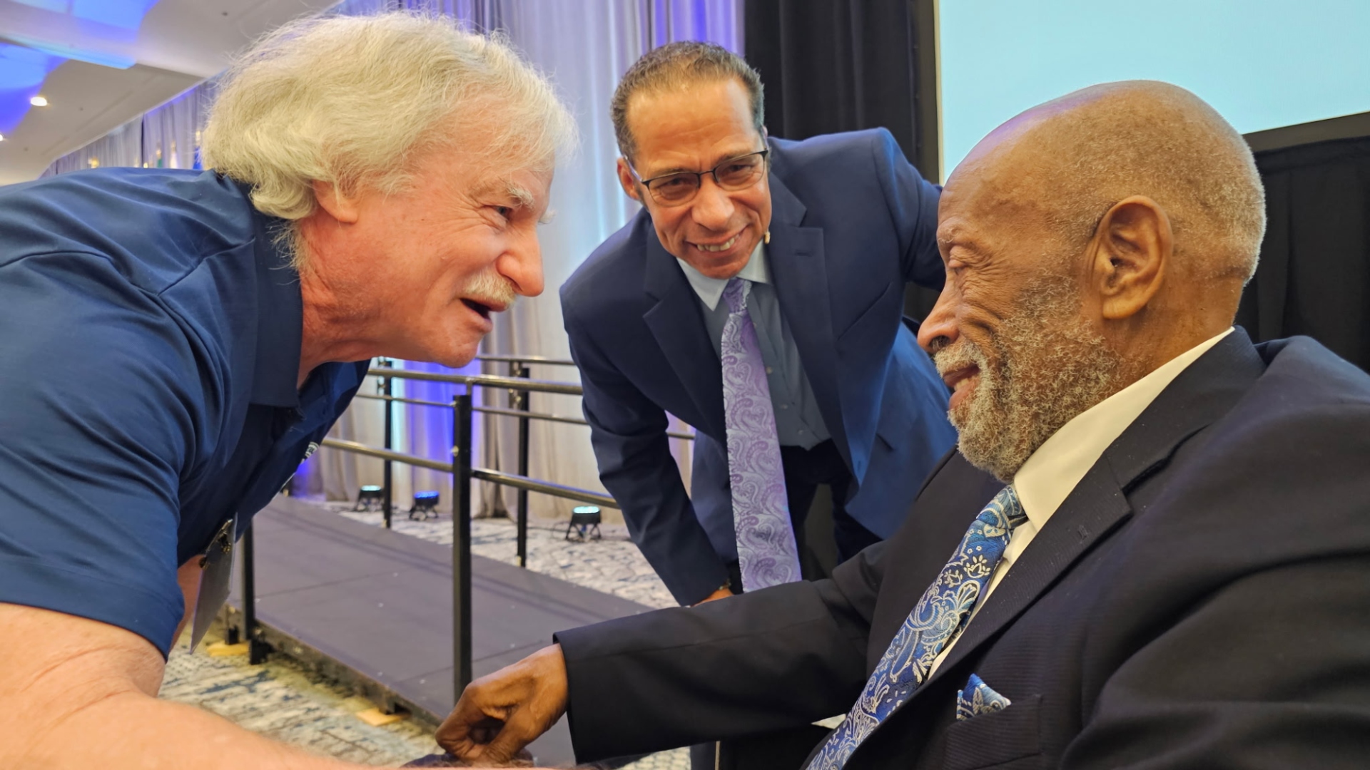Past President Mark Weinsoff with Bill and Bill Sr.